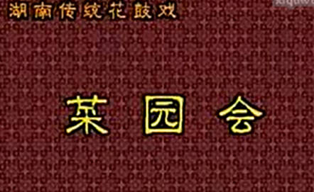 湖南花鼓戏《菜园会》全剧.钟宜淳,张建军MP4视频下载