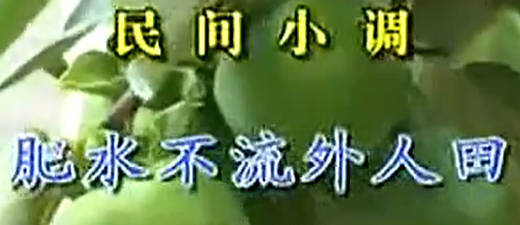 民间小调《肥水不流外人田》上集.尹桂亭 刘梅MP4视频下载