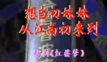 越剧《红楼梦》选段:想当初妹妹从江南初到来.MP4视频下载