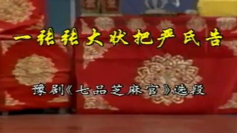 豫剧《七品芝麻官》选段：一张张大状把严氏告（卡拉OK版）视频下载[MPG]