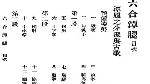 《六合潭腿图说》朱国福PDF打包下载